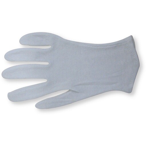 Gants tricot en coton, T.8